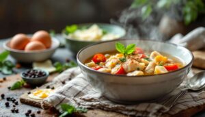 Das beste Gericht der Welt ist eine Hühnersuppe: Günther Overkamps Rezept für Vori Vori