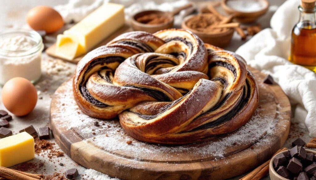 Buttrig, luftig und unwiderstehlich: Babka mit Schokolade