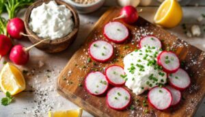 Radieschen-Aufstrich mit Quark und Schnittlauch, der perfekte Brotbelag im März