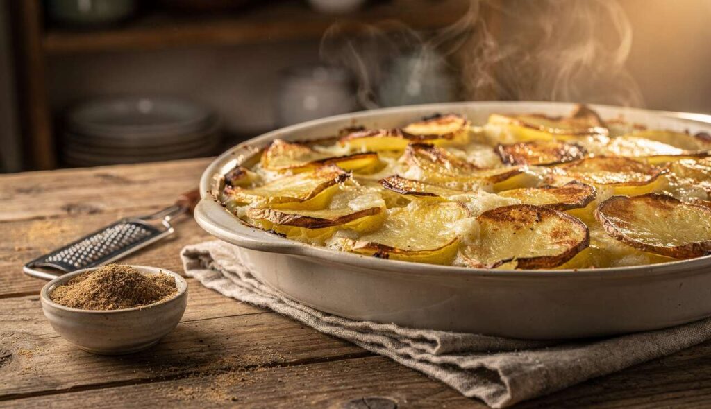 Kartoffelgratin: Dieses Gewürz macht den Unterschied, den Restaurants nie verraten