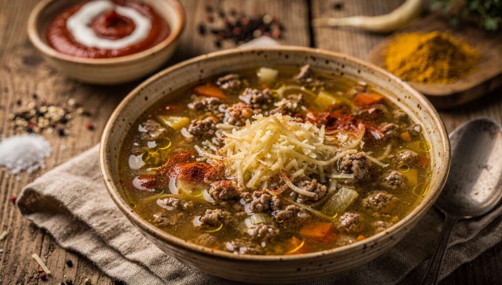 Deftige Hexensuppe: perfekt für viele Gäste & in Minuten zubereitet