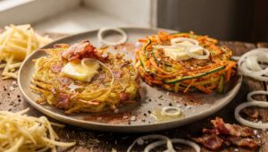 Rösti-Rezepte mit Fleisch oder vegetarisch – aus Kartoffeln oder Gemüse