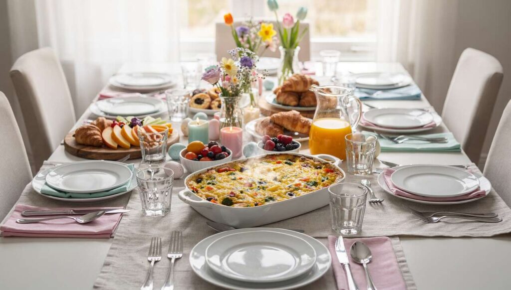 Osterbrunch 2026: Dieser herzhafte Auflauf gelingt auch für zehn Gäste ohne Stress