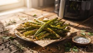 Spargel aus der Heißluftfritteuse? Köche erklären, warum 180 Grad zu viel sind
