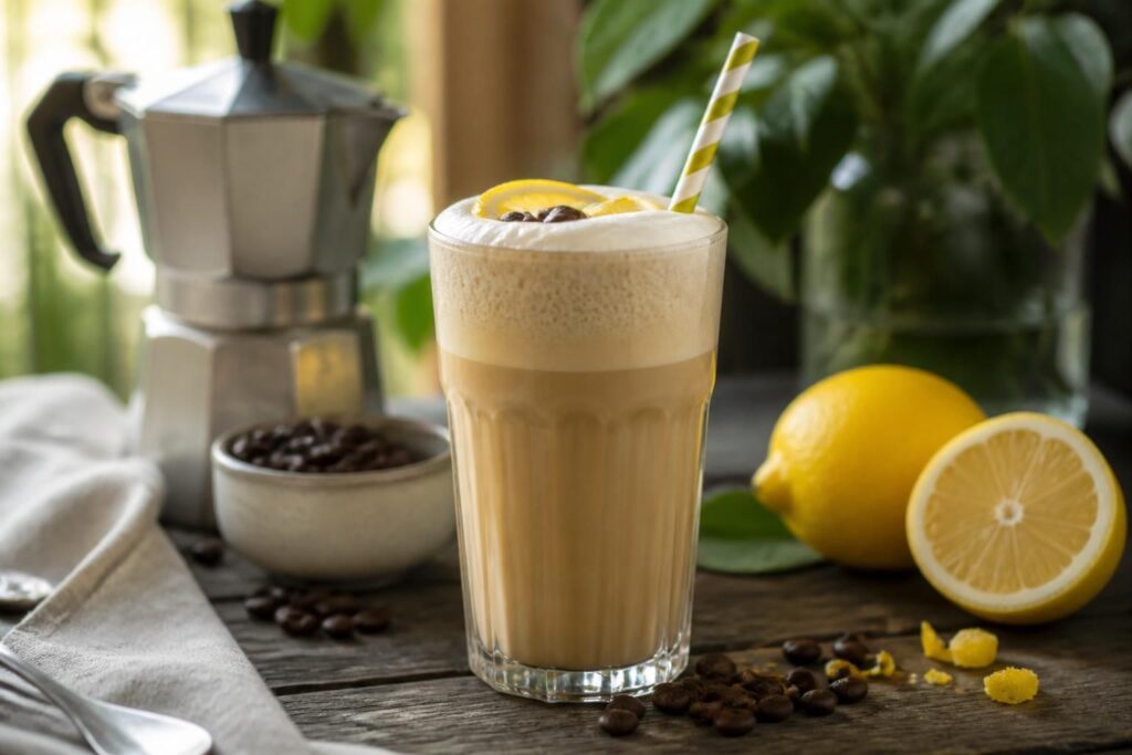 Zitronen-Eiskaffee zum Tour-de-France-Finale, der Mixer-Trick macht ihn in drei Minuten cremig